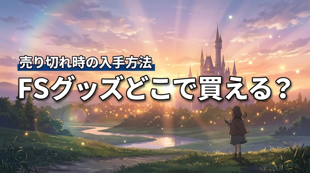 ファンタジースプリングスグッズどこで買える？売り切れで困ったらコレ読んで