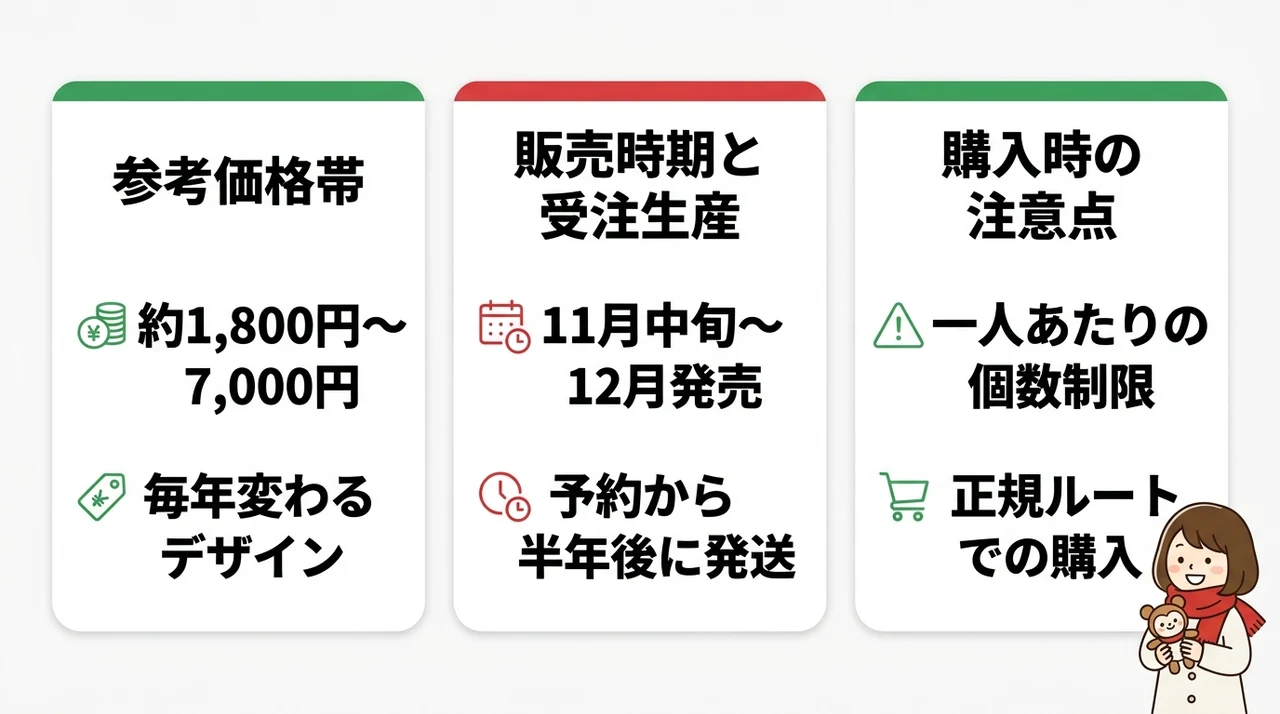 リルリンリン値段・販売時期・注意点