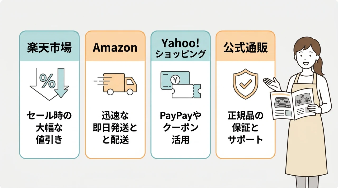 ガスコンロを通販で買うならどこ?