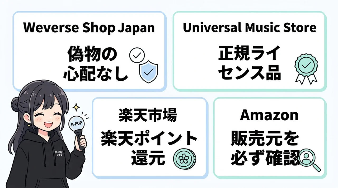 通販で公式ペンライトを買うならどこ？