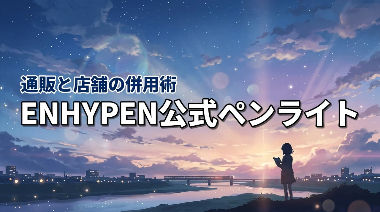 enhypen公式ペンライトはどこで買える？正解は通販と実店舗の併用