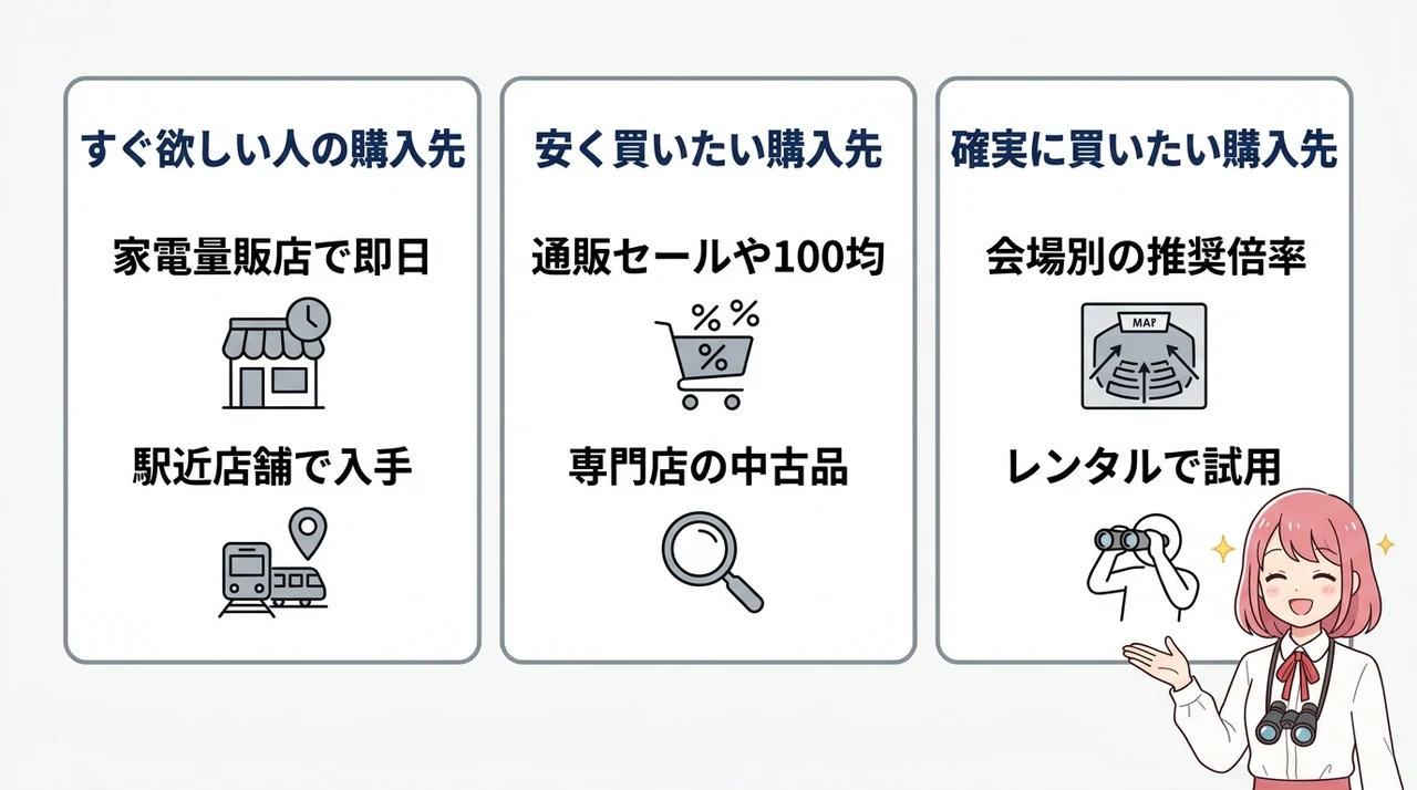 オペラグラスのおすすめ購入先