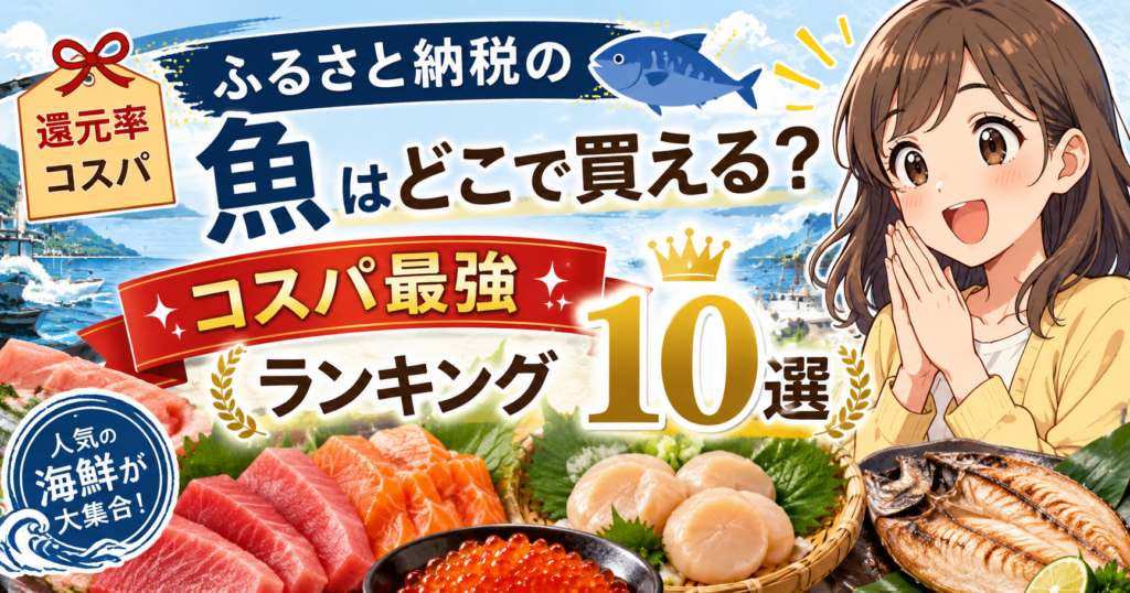 ふるさと納税の魚はどこで買える？還元率コスパ最強ランキング10選
