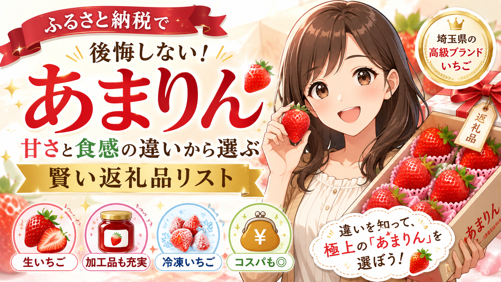 ふるさと納税のあまりんで後悔しない!甘さと食感の違いから選ぶ賢い返礼品リスト